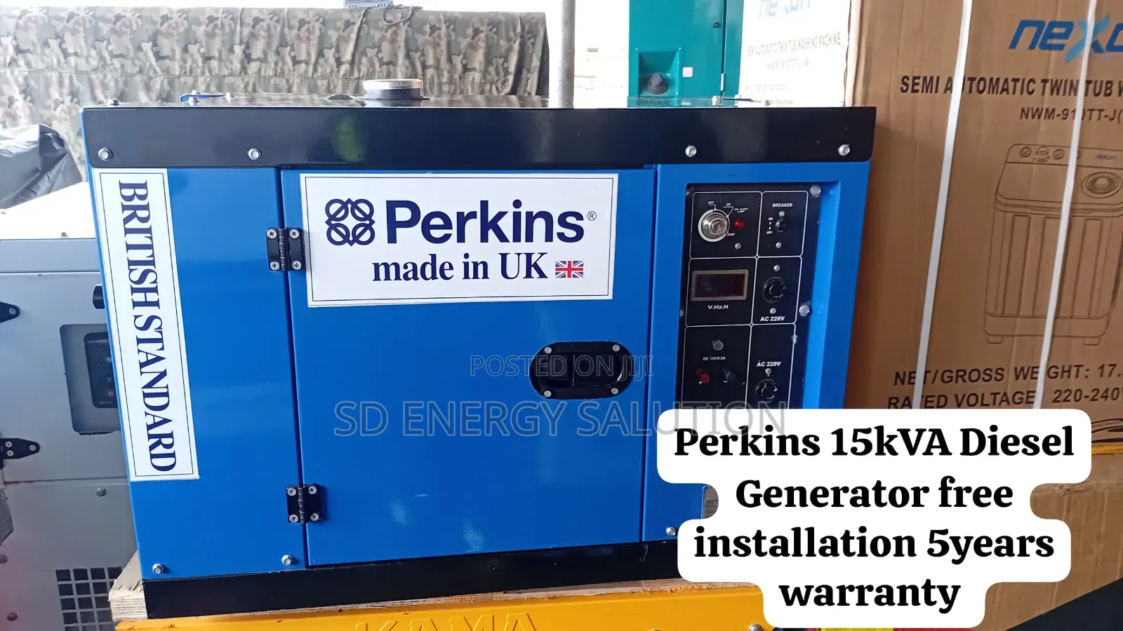 Perkins 15kva Diesel Generator – Built for Continuous Use