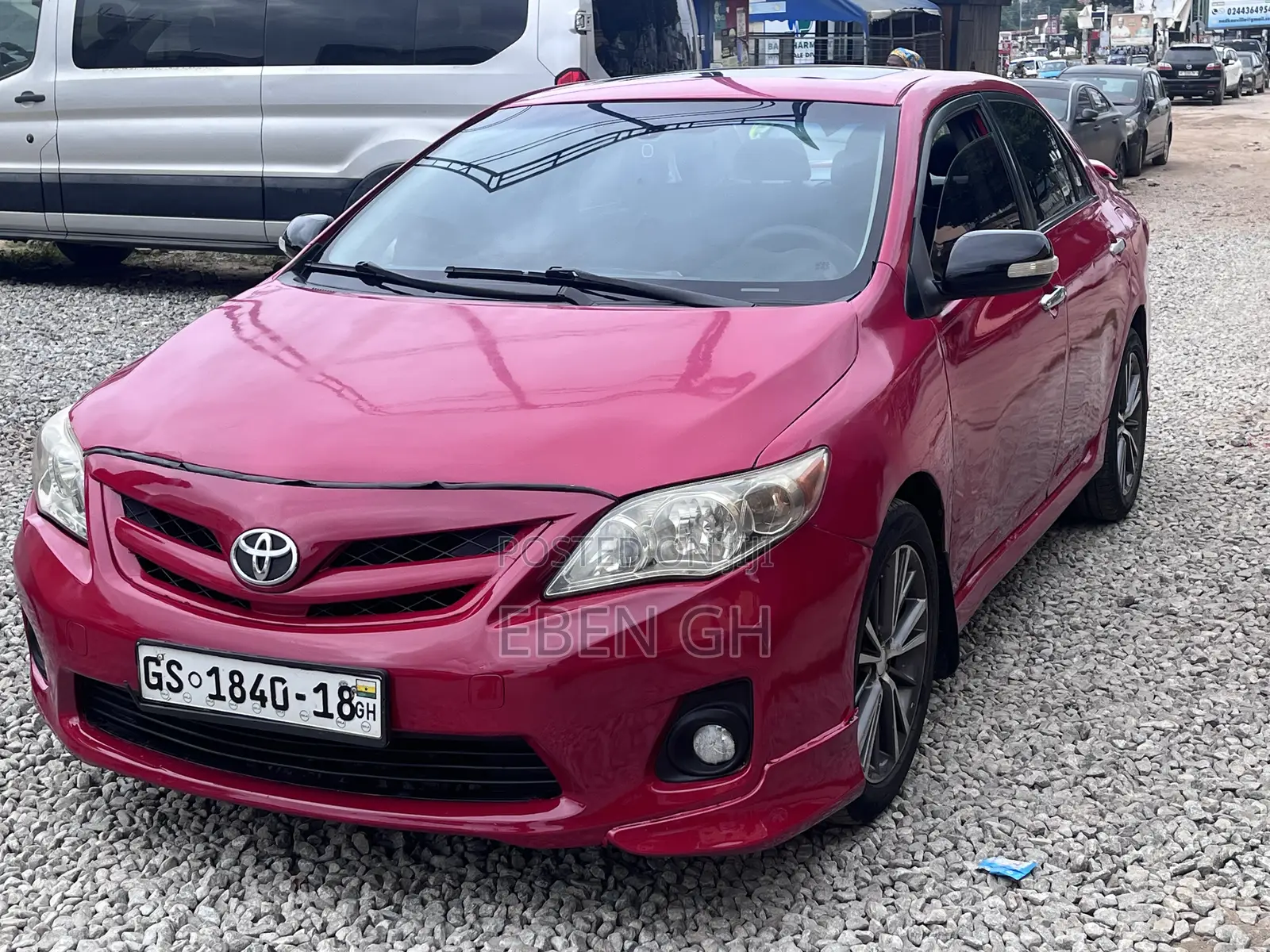 Toyota Corolla S 4dr Sedan (1.8L 4cyl 4A) 2012 Red