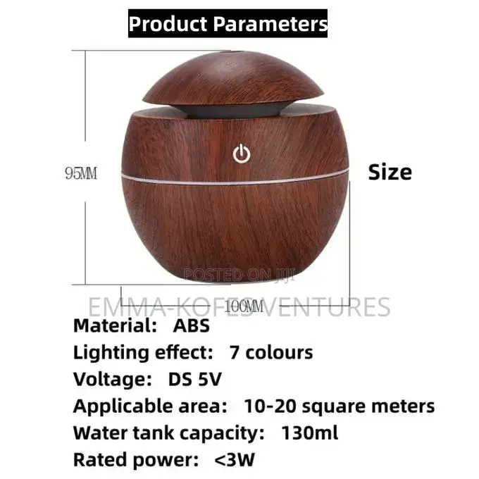 Aromatic Diffuser Moisturizer Aromath Mach 7 Led Lights