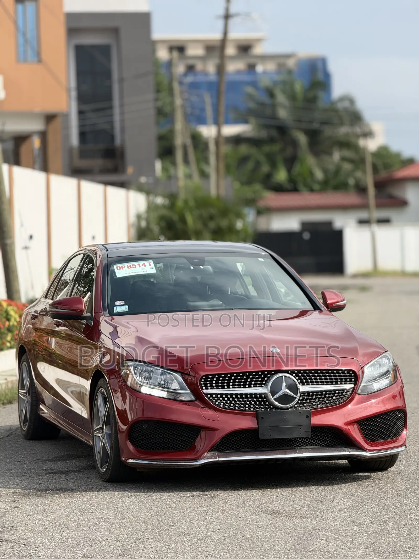 Mercedes-Benz C300 Sport 4Matic Sedan AWD (2.0L 4cyl 7A) 2017 Red