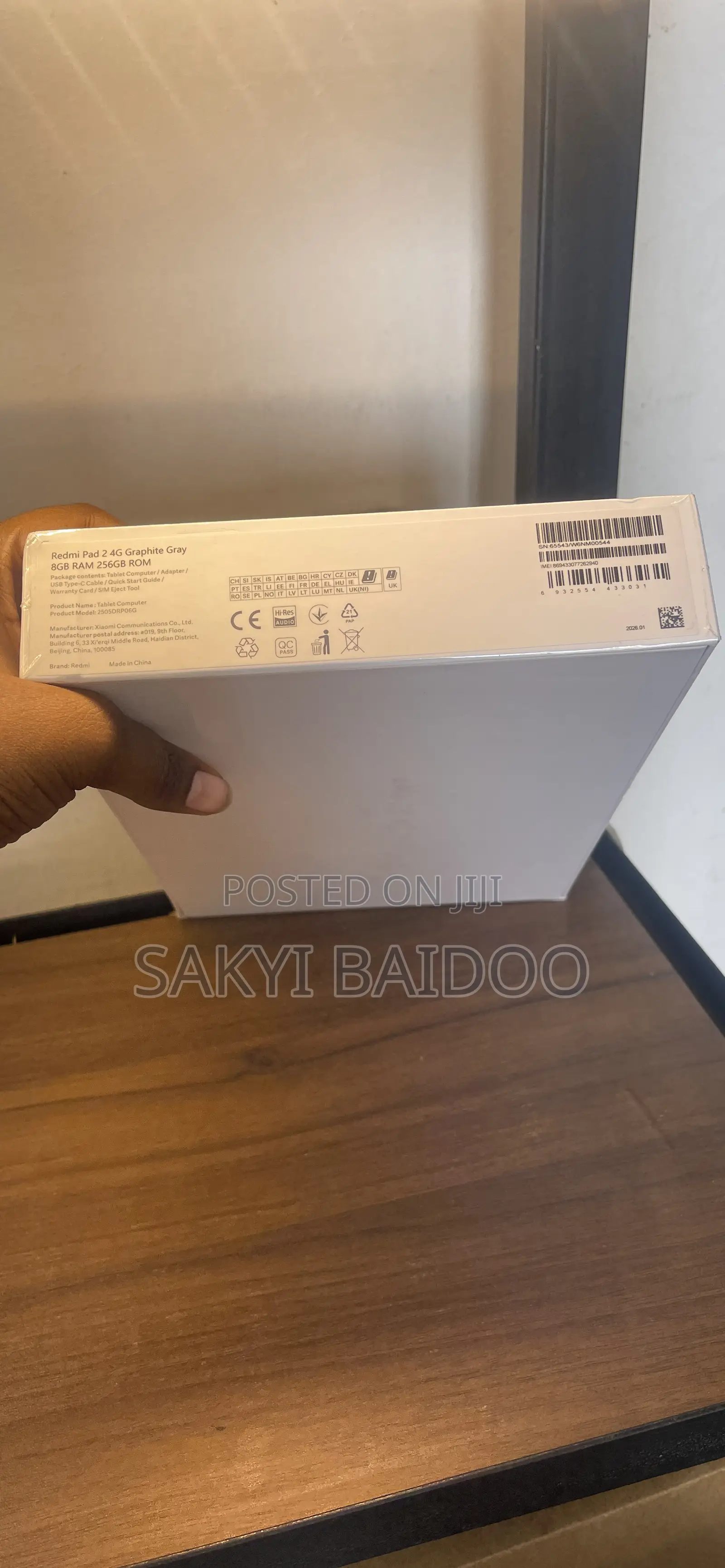 New Xiaomi Redmi Pad 2 256 GB Gray