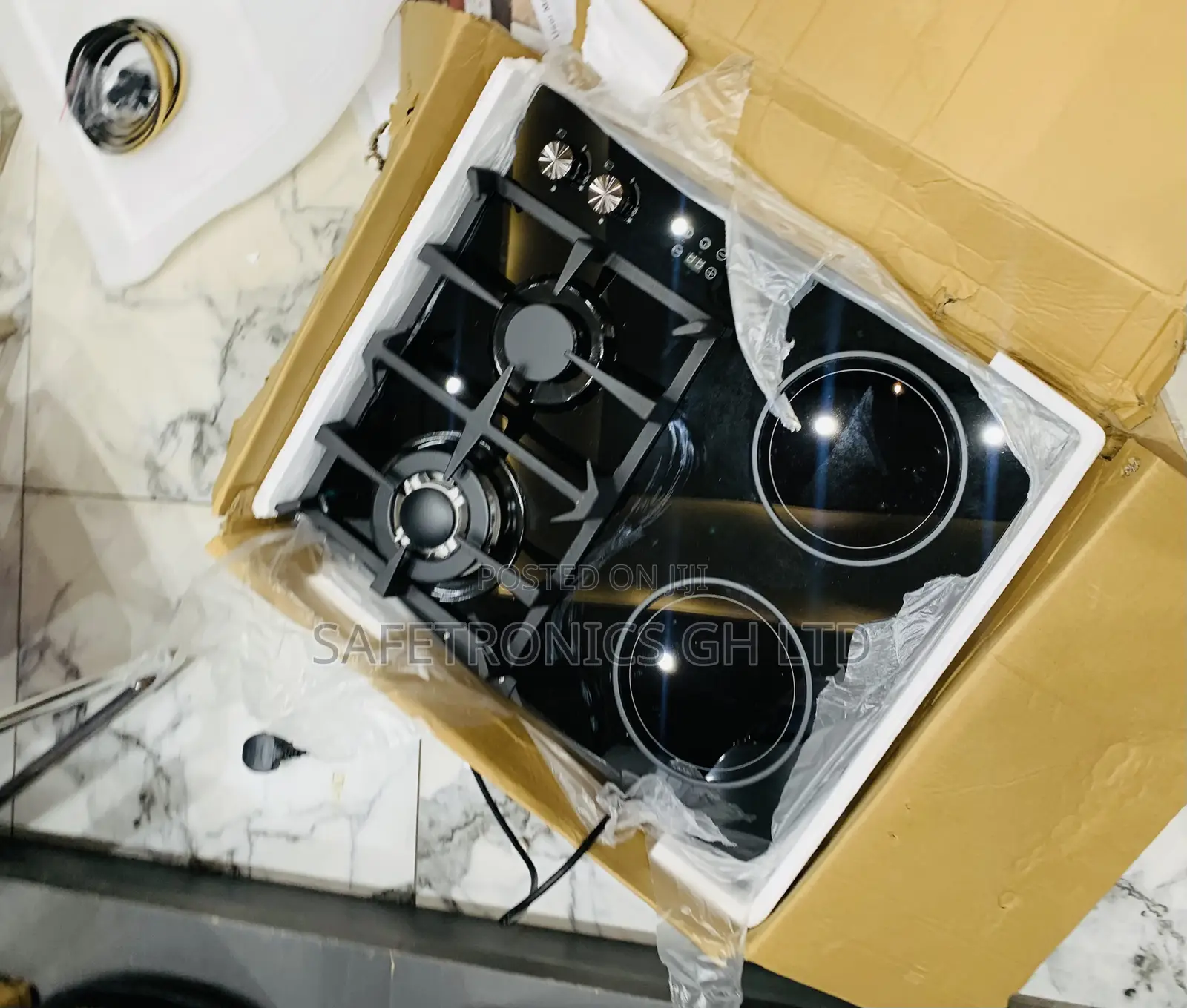 Check Out Authentic Kenwood 2 Gas + 2 Electric Built-in Cooker Hob
