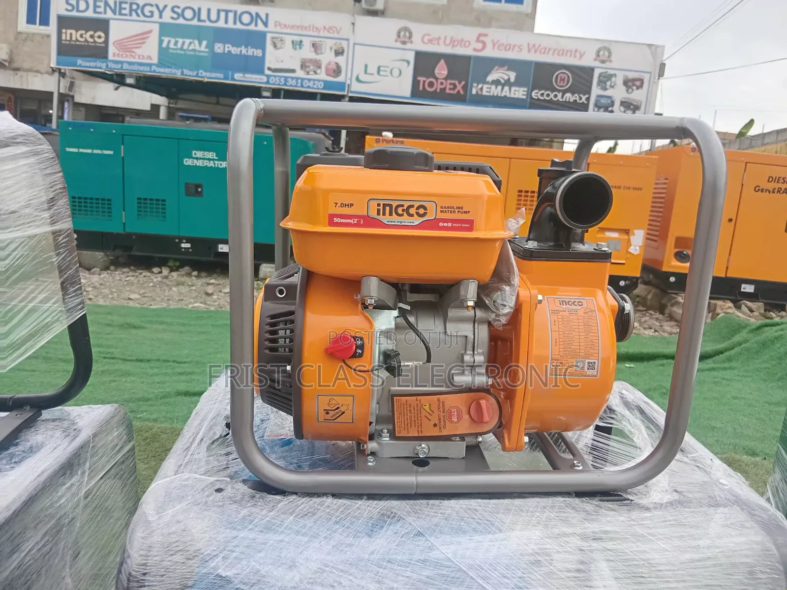 Ingco 7hp Petrol Pump – Farm Construction Ready