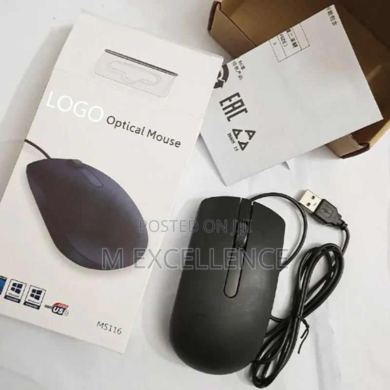 Dell Optical Wired Mouse - Ms116