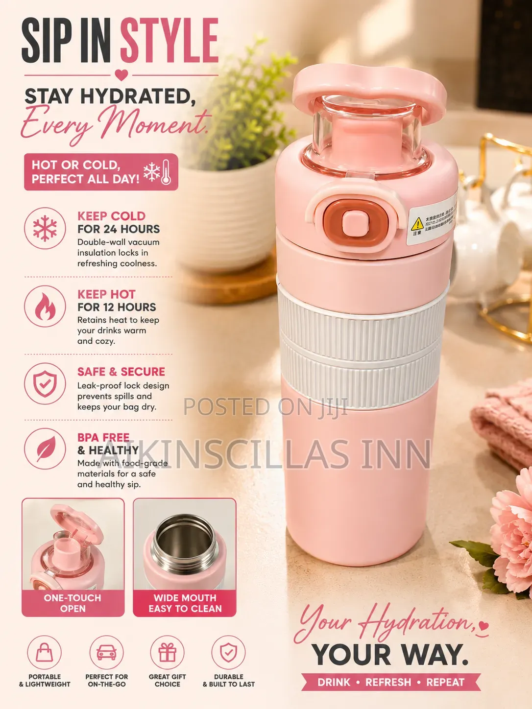Insulated Flask Bottle