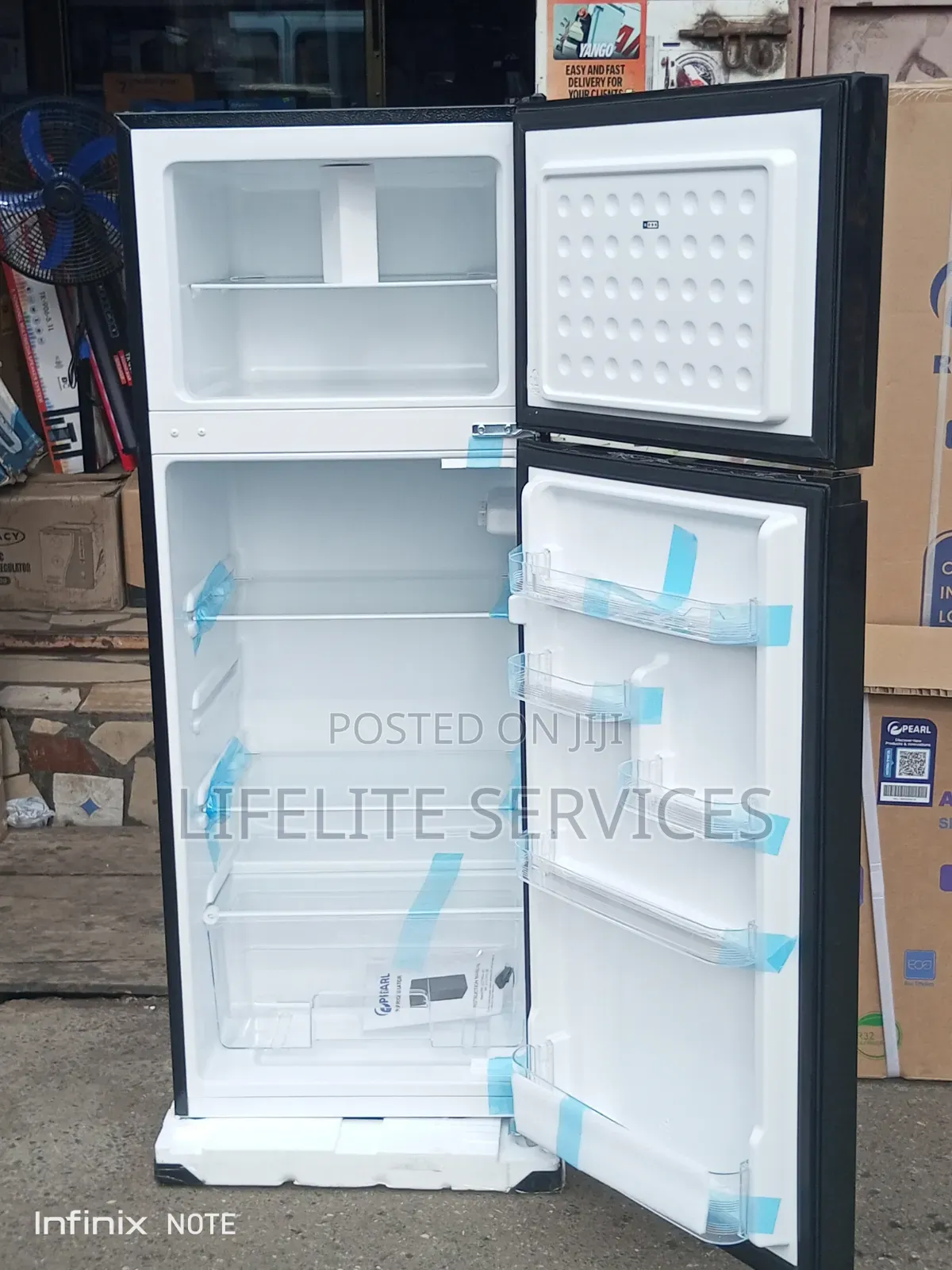 204 L Pearl Fridge Black Mirror-Modernize Ur Kitchen