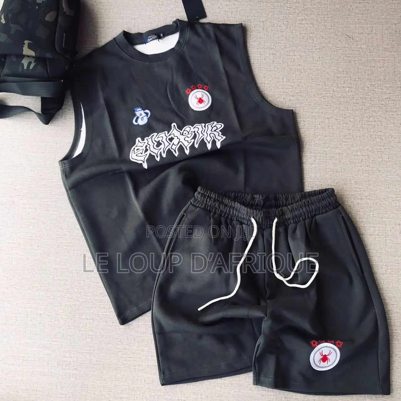 Quality Men Sleeveless Top and Down