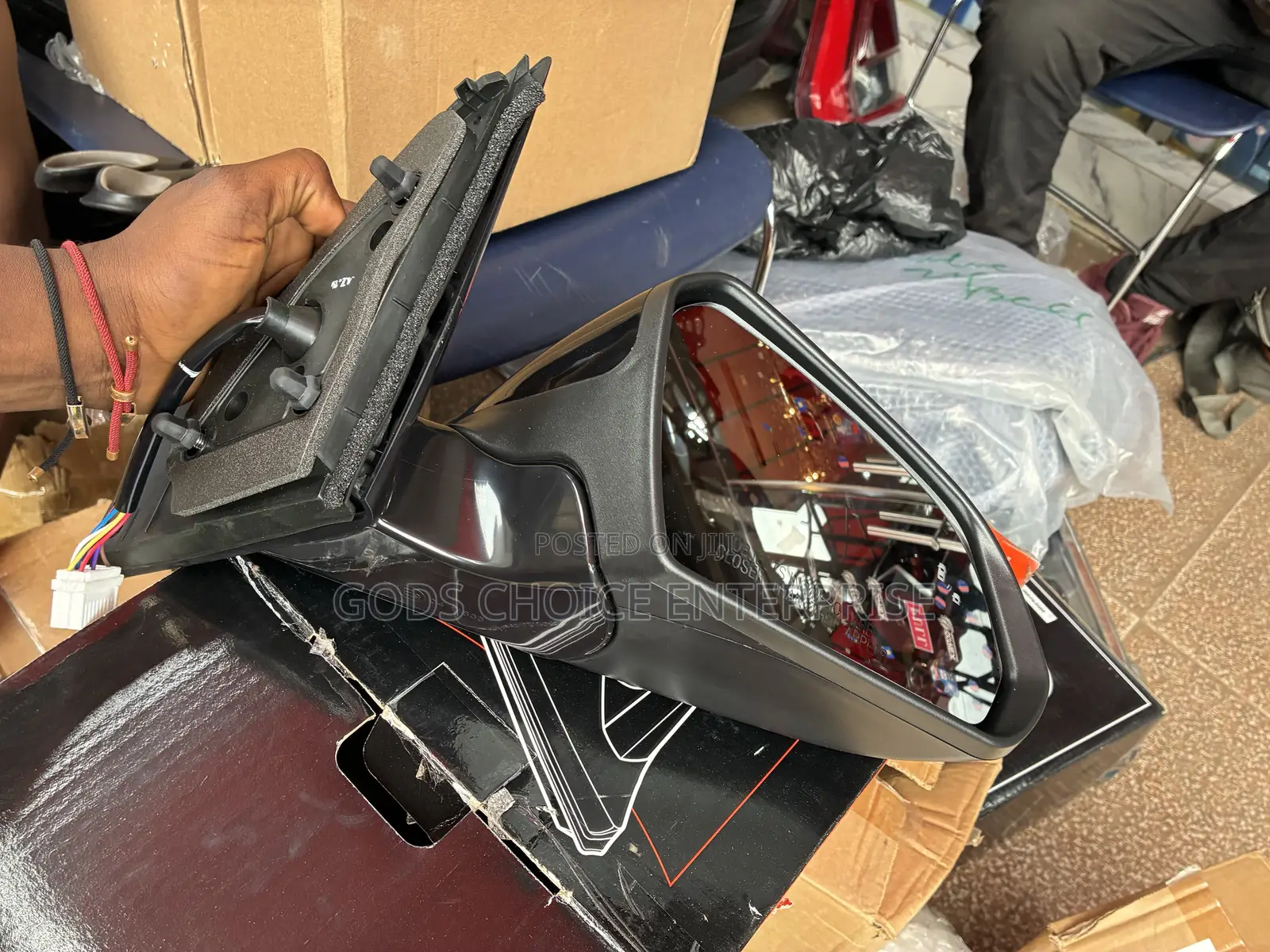 Side Mirror Sonata 2016-2017-2018 With Light and Sensor