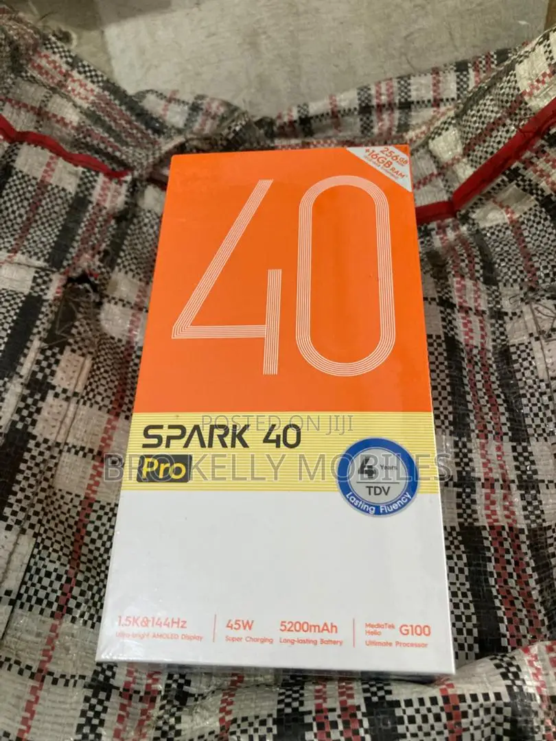 New Tecno Spark 40 Pro+ 256 GB Gold