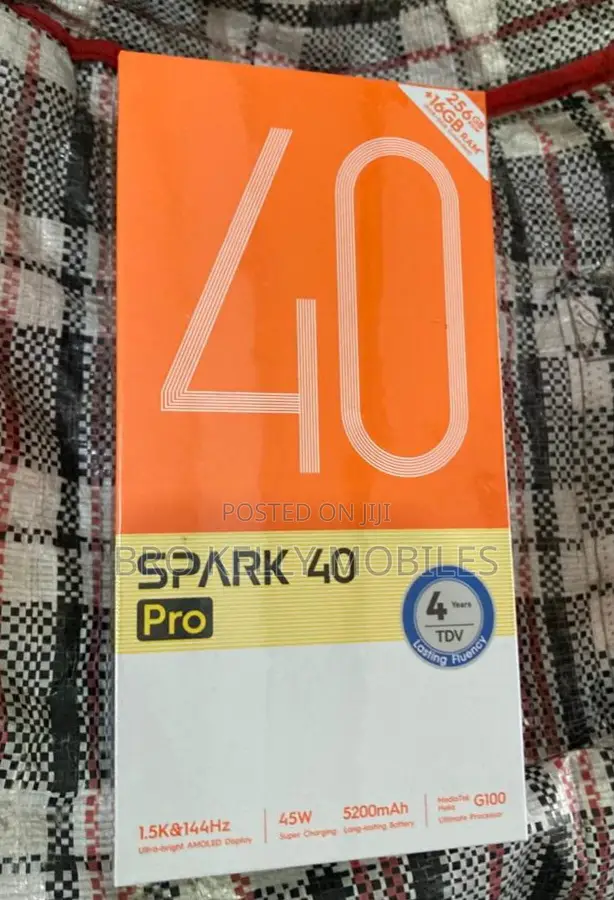 New Tecno Spark 40 Pro+ 256 GB Gold