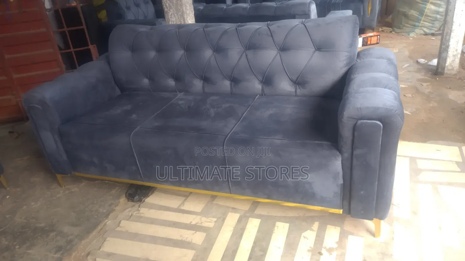 Quality 3-in-1 Suede Sofa