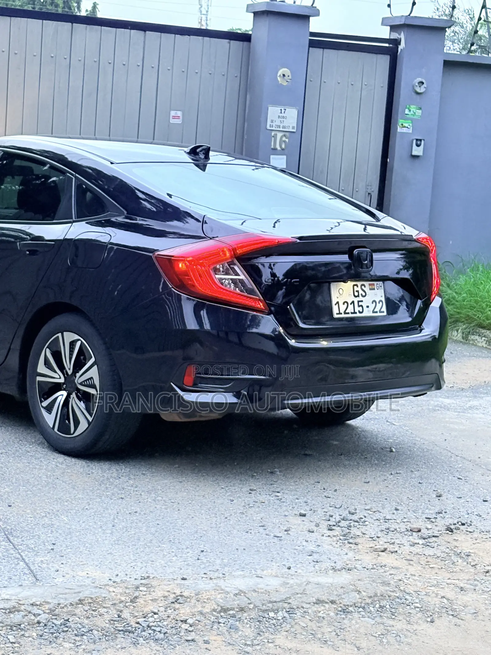 Honda Civic EX Sedan 2018 Black