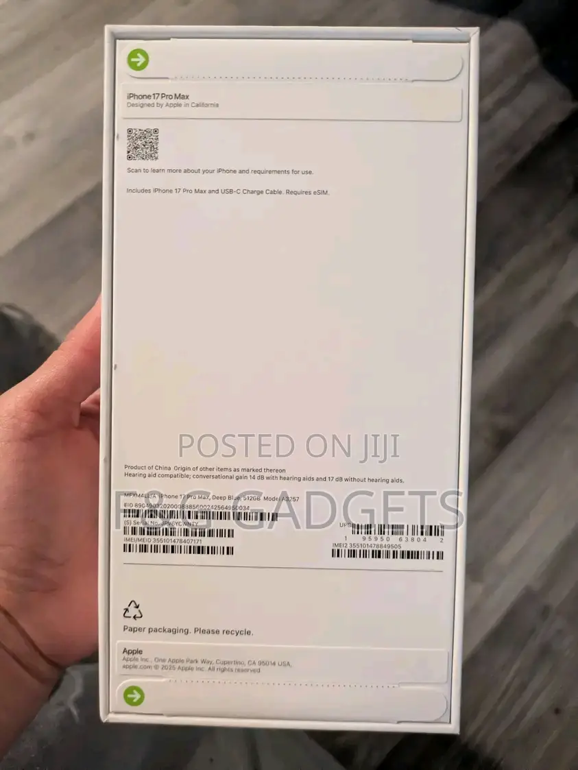 New Apple iPhone 17 Pro Max 256 GB Orange
