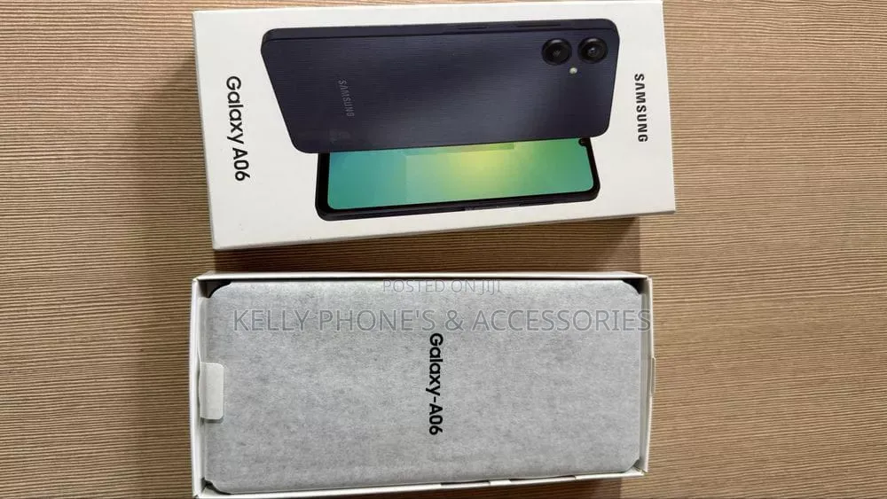 New Samsung Galaxy A06 64 GB Black