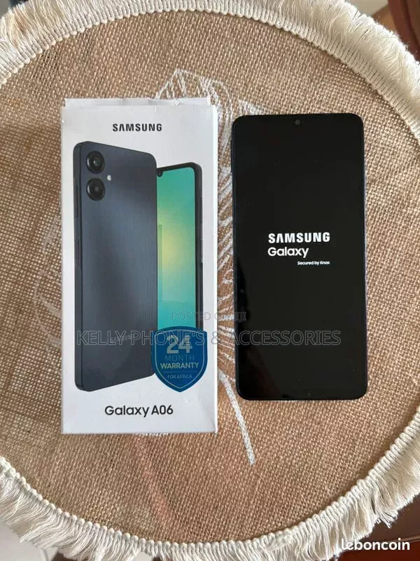 New Samsung Galaxy A06 128 GB Black