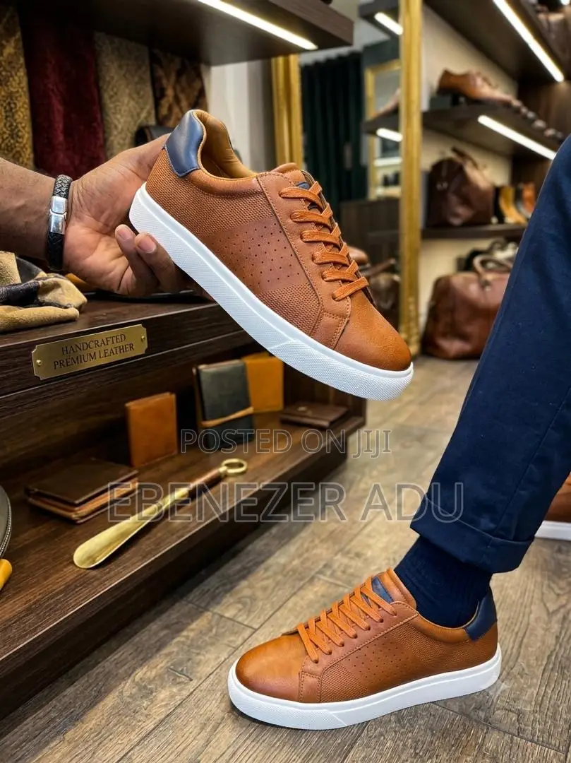 Original Lacoste Leather Sneakers – Smart Casual Men’S Shoes