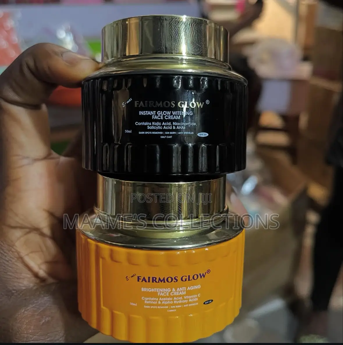 Fairmos Glow Instant Glow Whitening Face Cream ( Gh₵ 150 Each )