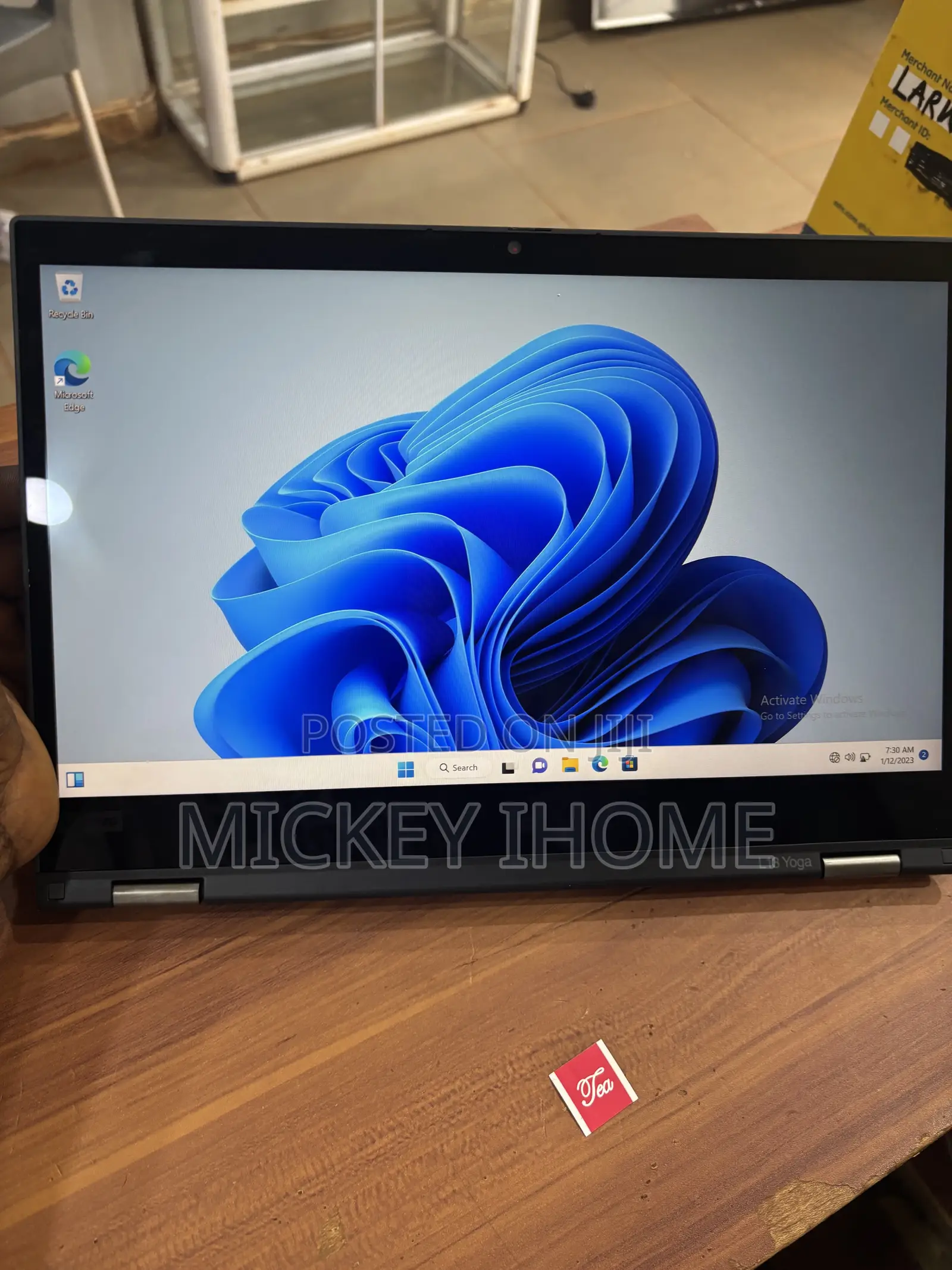 Laptop Lenovo ThinkPad L13 Yoga 16GB Intel Core i7 SSD 256GB