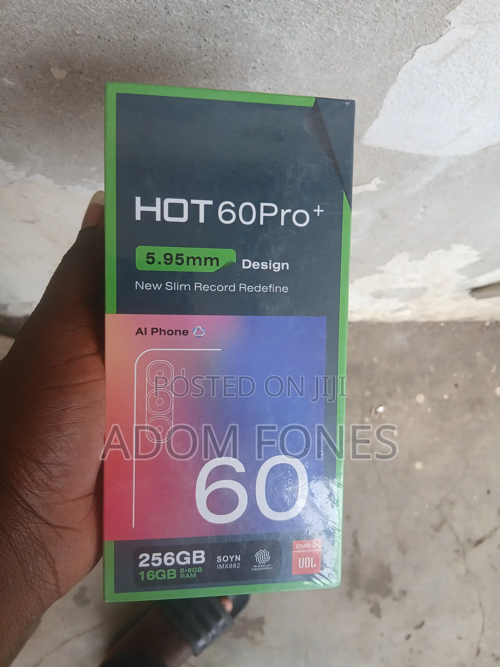 New Infinix Hot 60 Pro+ 256 GB Black