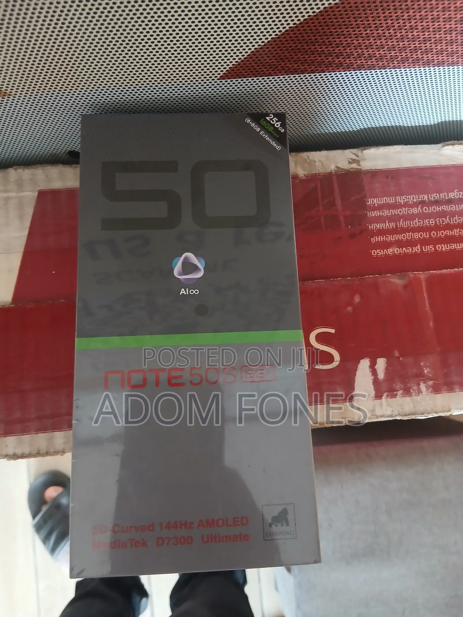 New Infinix Note 50s 256 GB Black