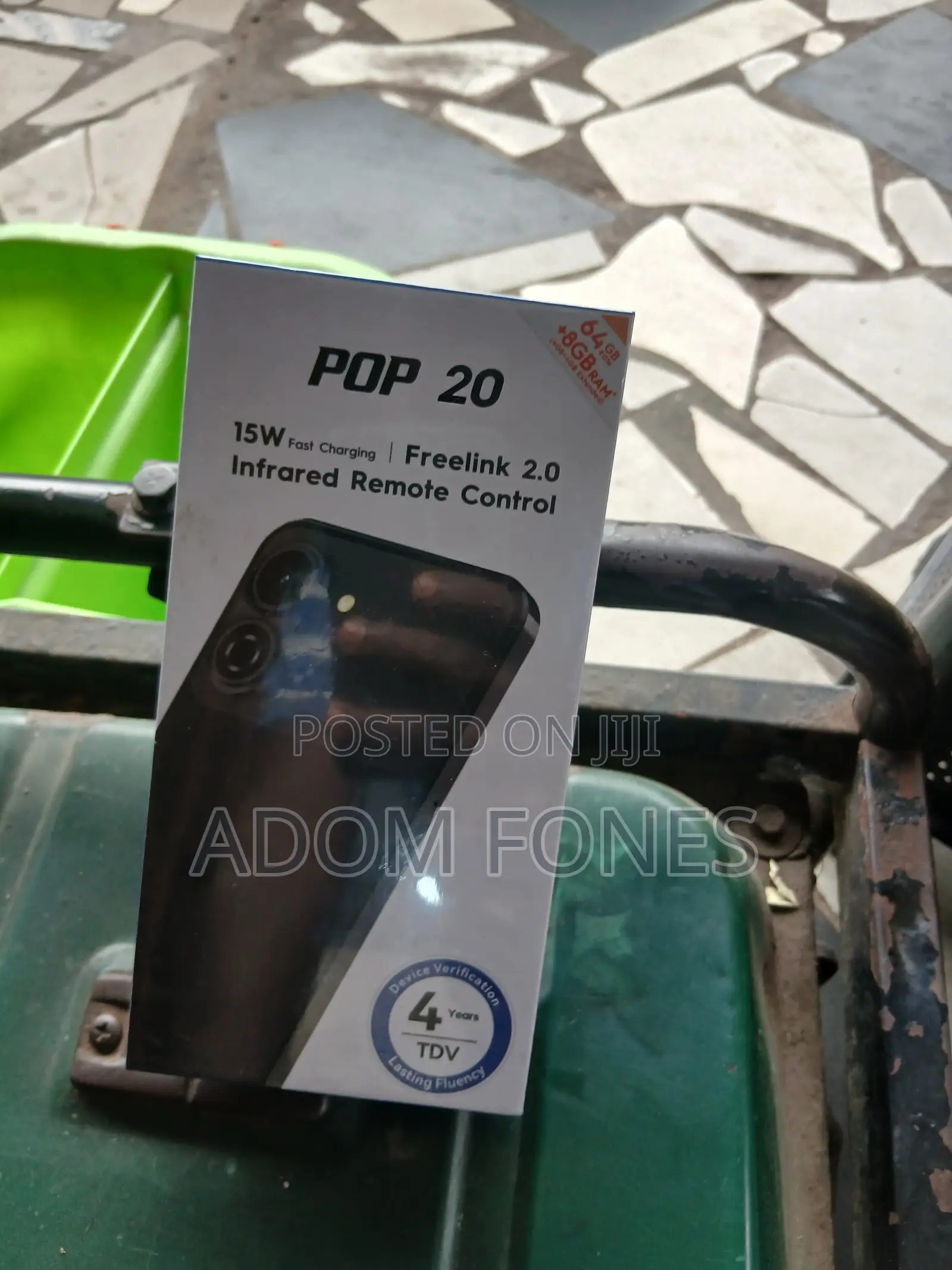 New Tecno Pop 20 64 GB Black