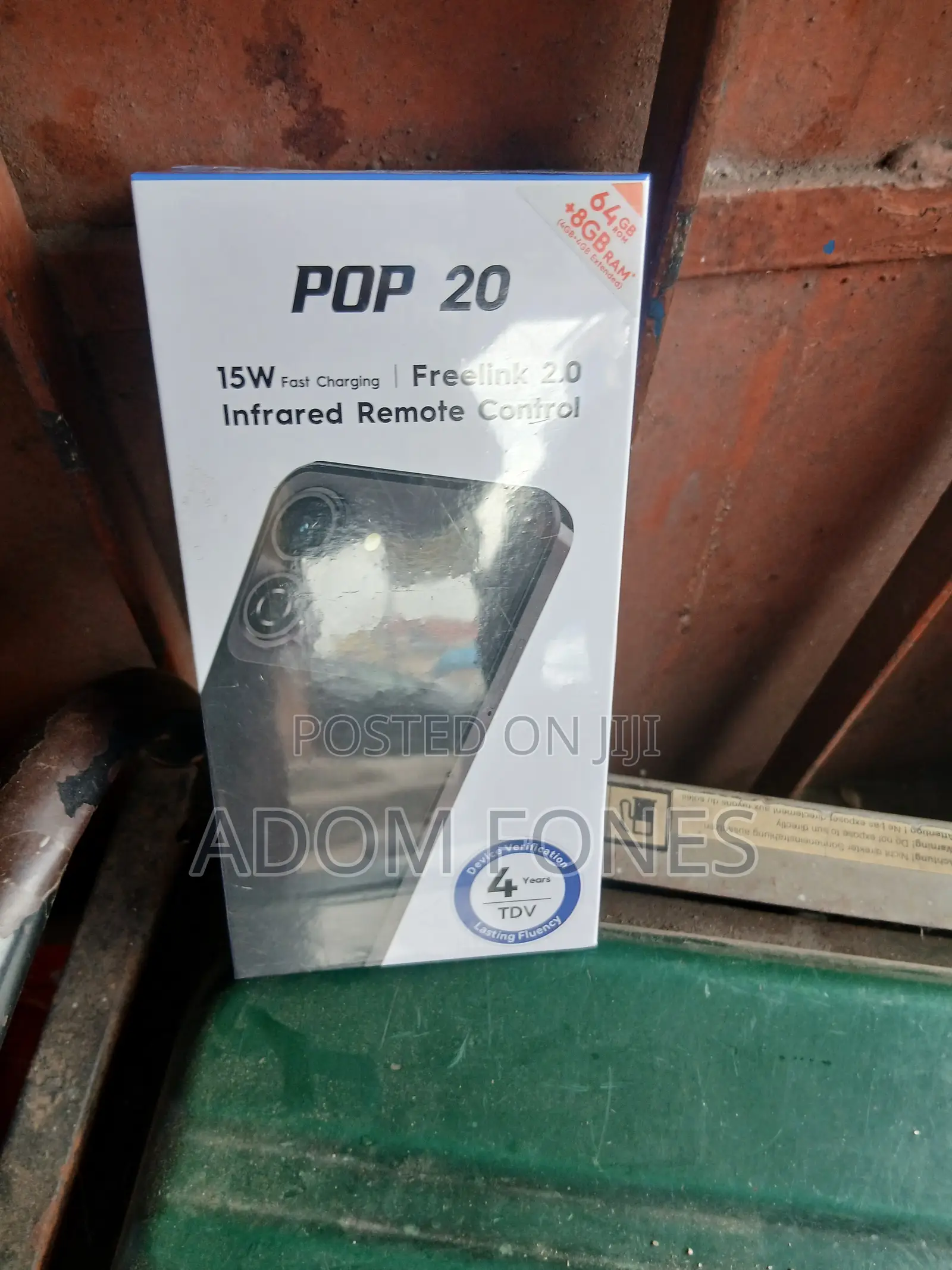 New Tecno Pop 20 64 GB Black