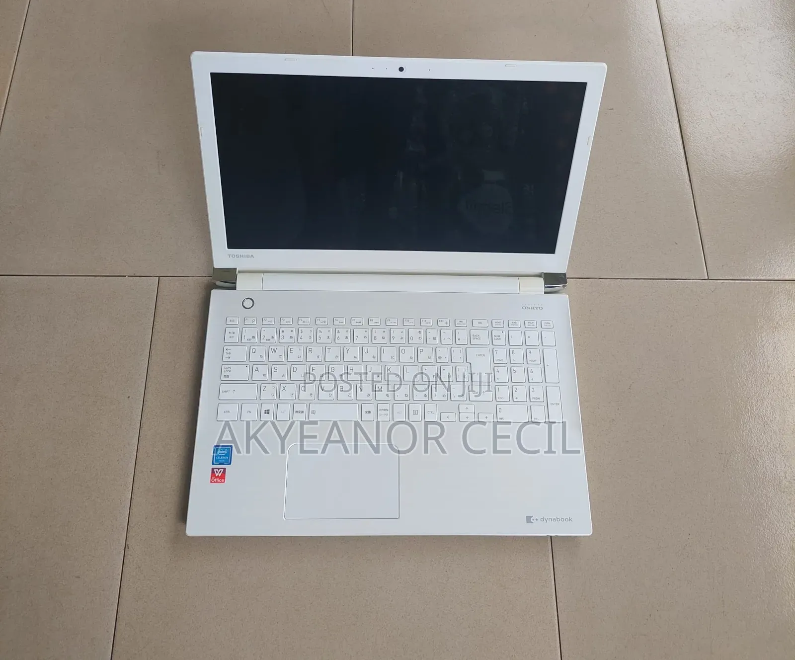 Laptop Toshiba 4GB Intel HDD 320GB