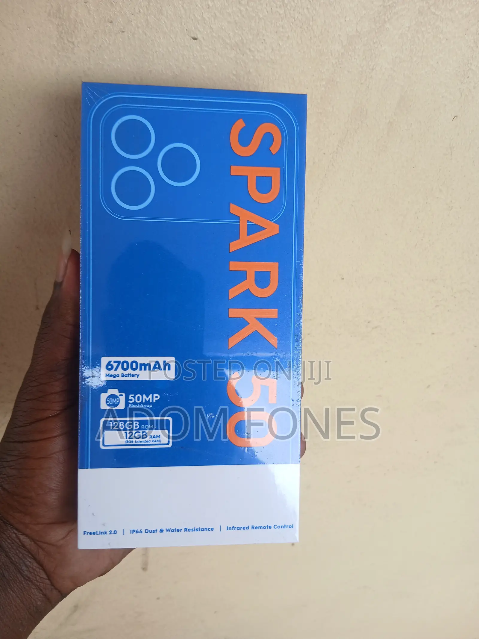 New Tecno Spark 50 128 GB Blue
