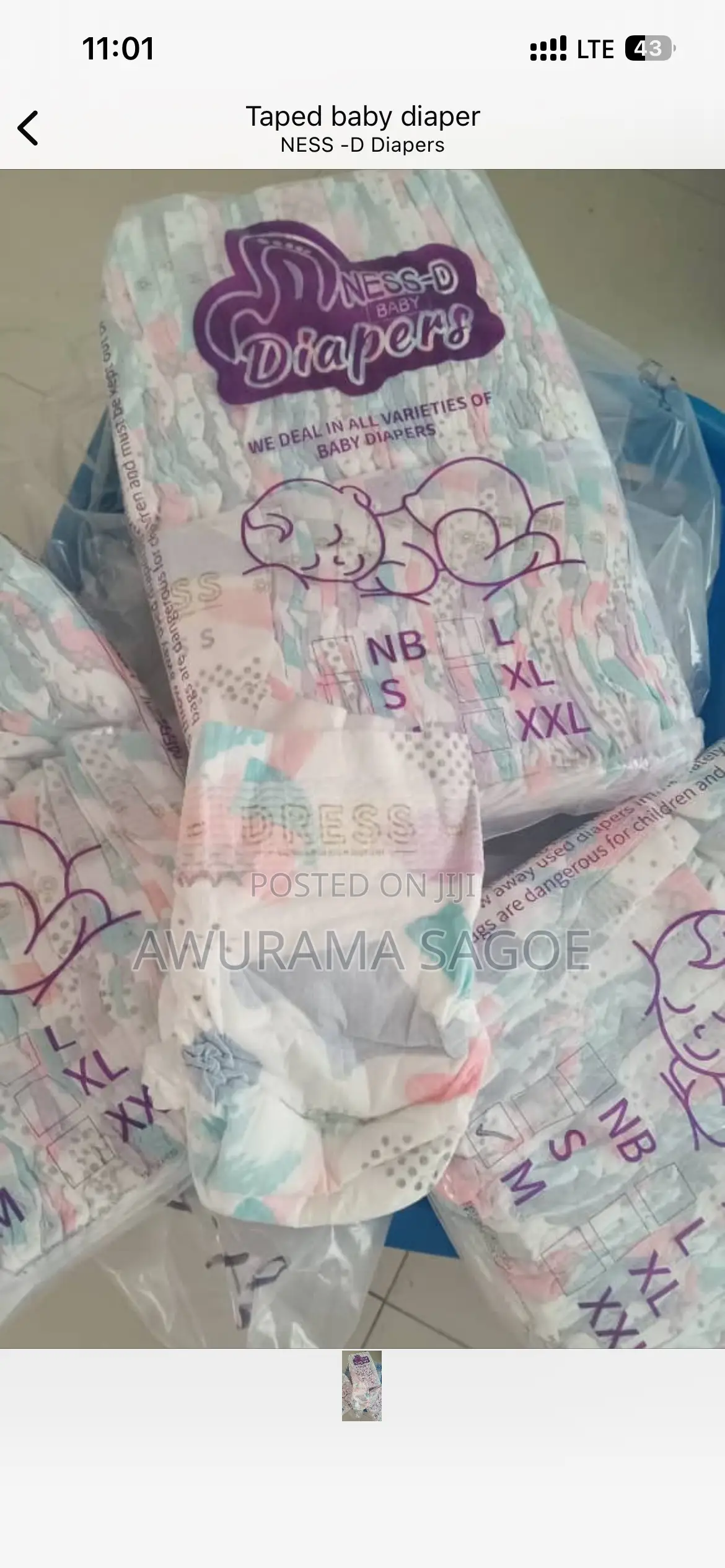 Ultra- Thin Tape Diaper