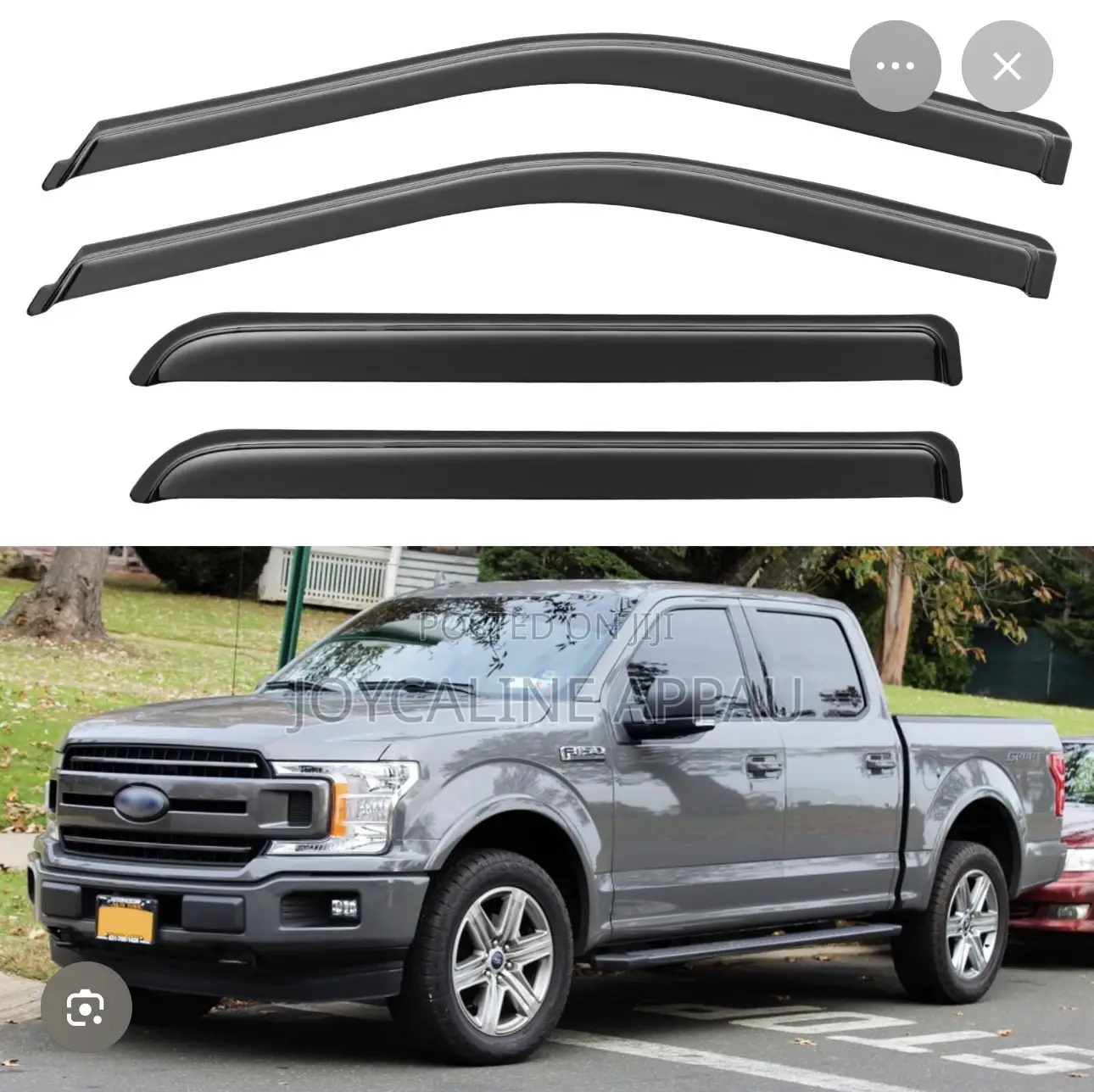 Ford F150/F150,1.5/F50/350/450/550 Door Shade/Rain Guard 2015 to 2026