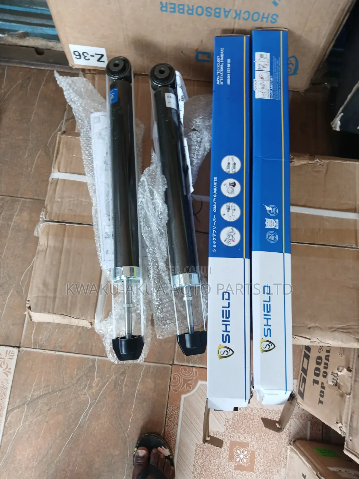 Toyota Yaris Back Shocks Shield