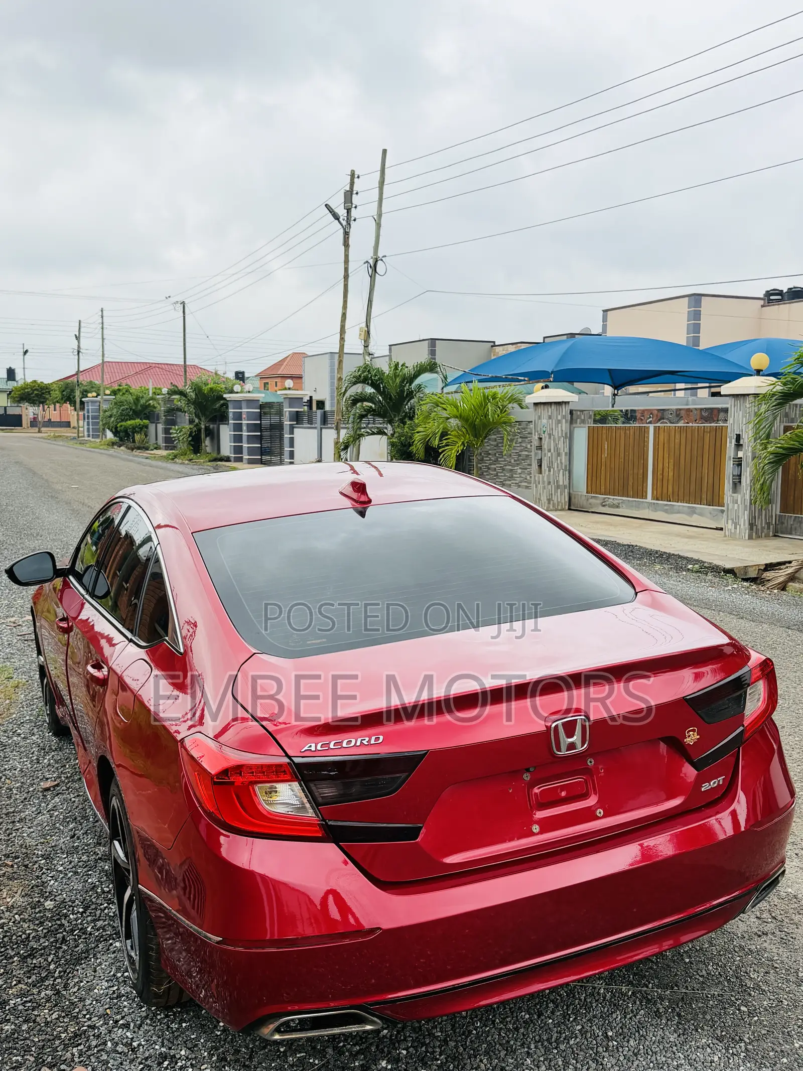 Honda Accord EX-L (2.0L 4cyl Turbo 10A) 2019 Red
