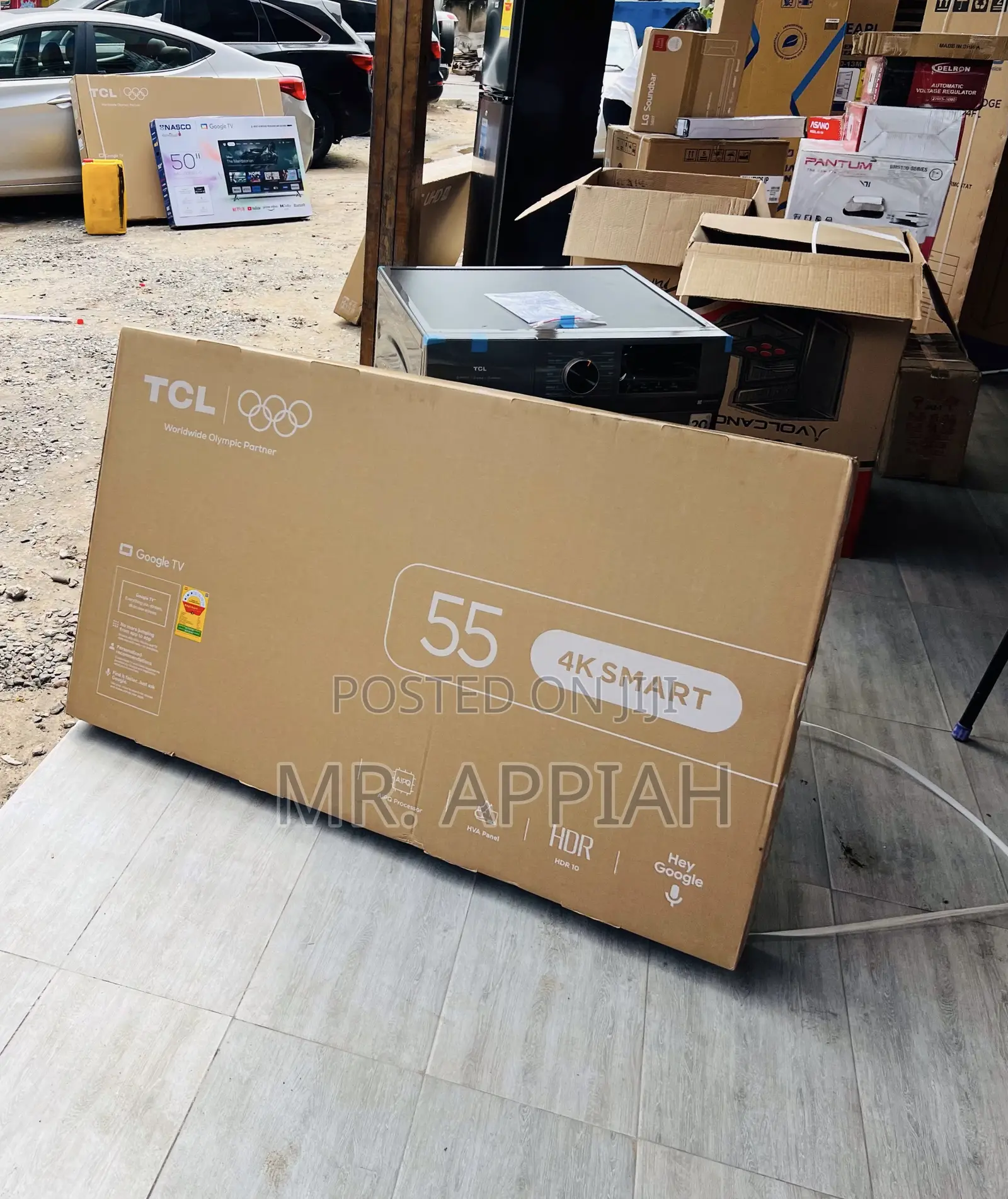 Super Unique TCL 55” Uhd Android Frameless Google Tv 