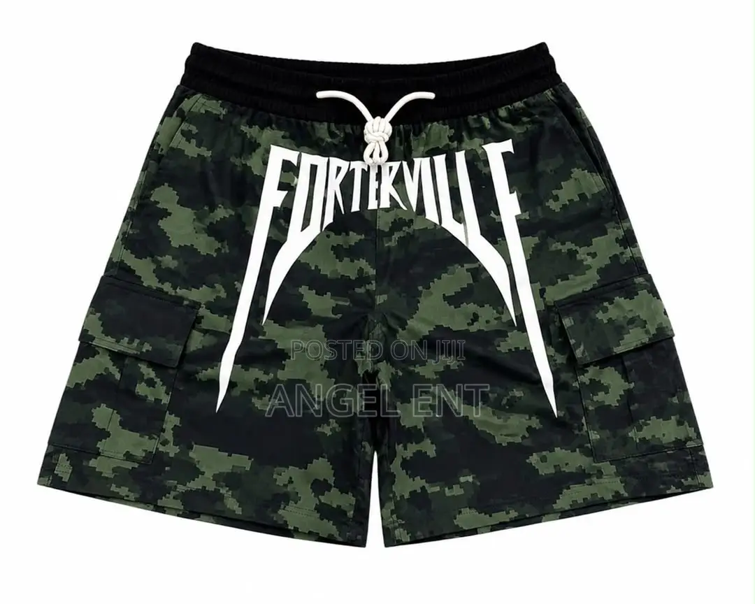 Rick Owens Porterville Camouflage Shorts Available (Location:Adum Ksi)