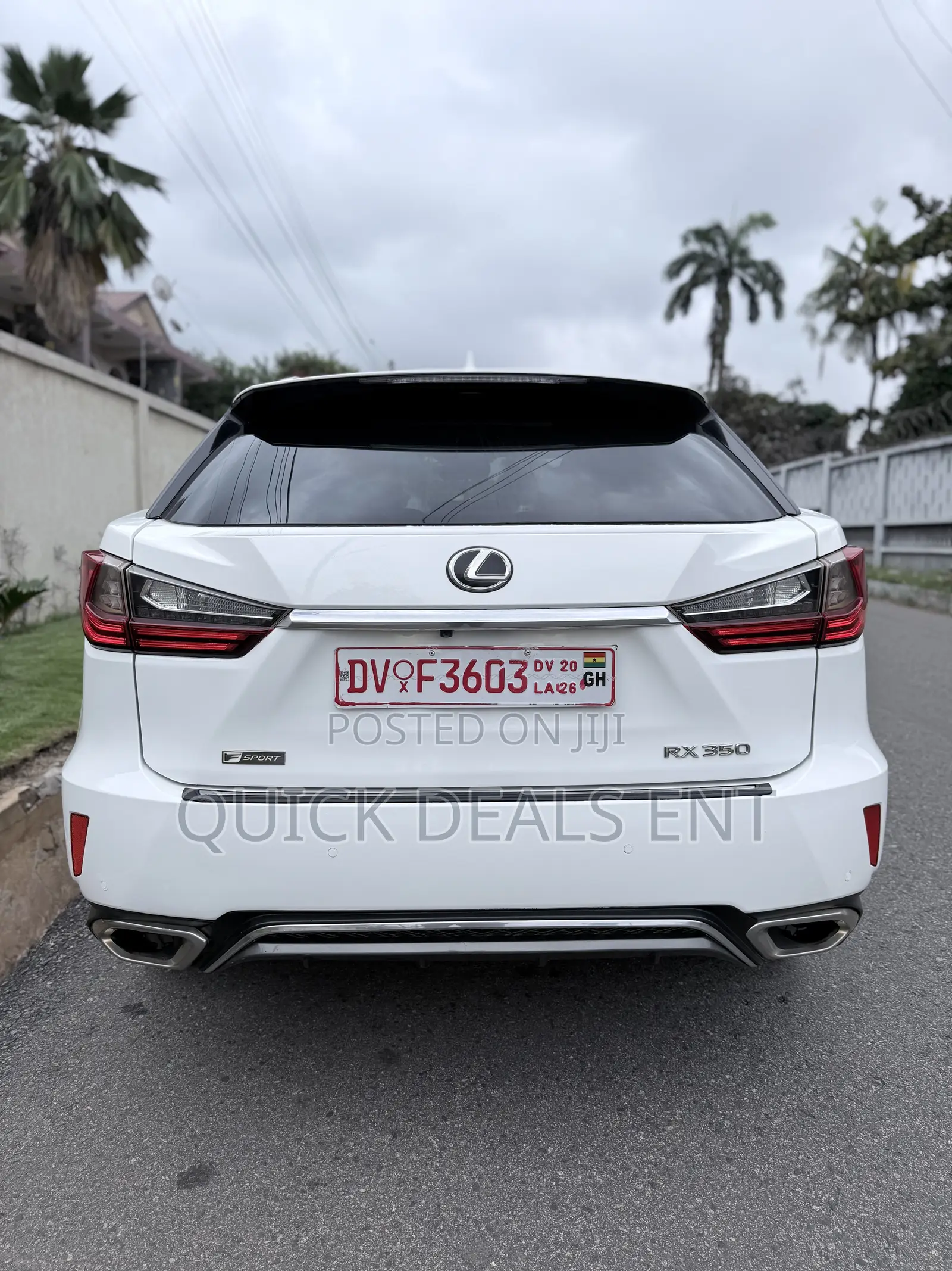 Lexus RX 350 F Sport AWD 2017 White