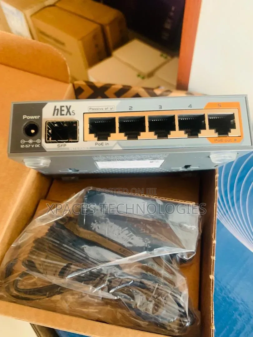Mikrotik Hex S New 2025 E60iugs Router Board With SFP 2.5g