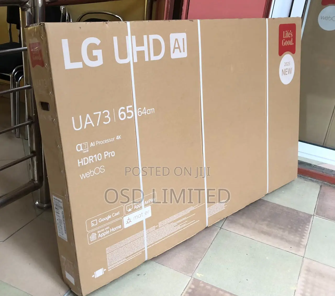 Authentic Lg 65" Ua73 Uhd Ai Tv