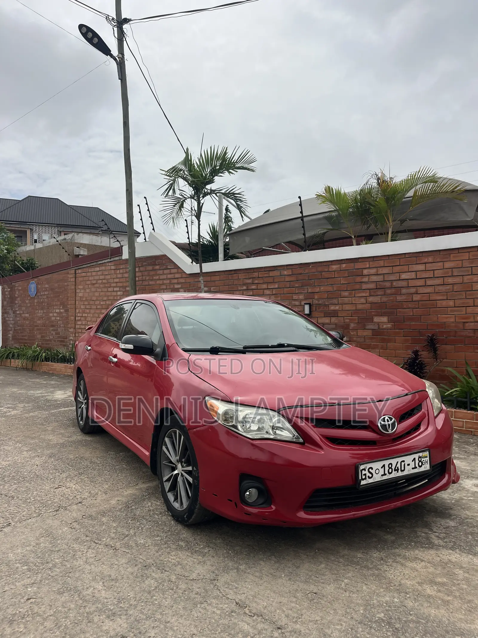 Toyota Corolla 2012 Red