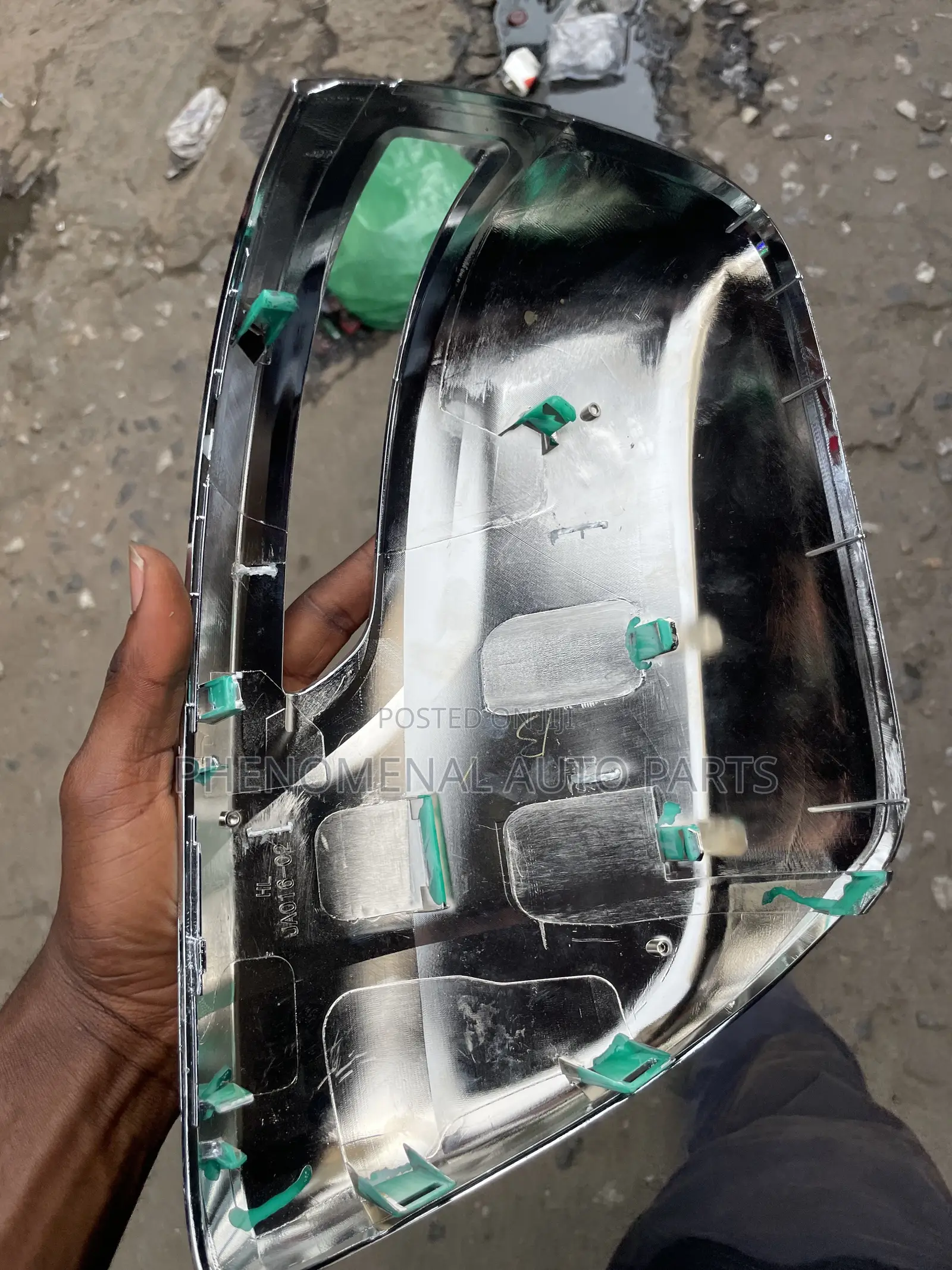 Toyota Land Cruiser Side Mirror Cover Chrome