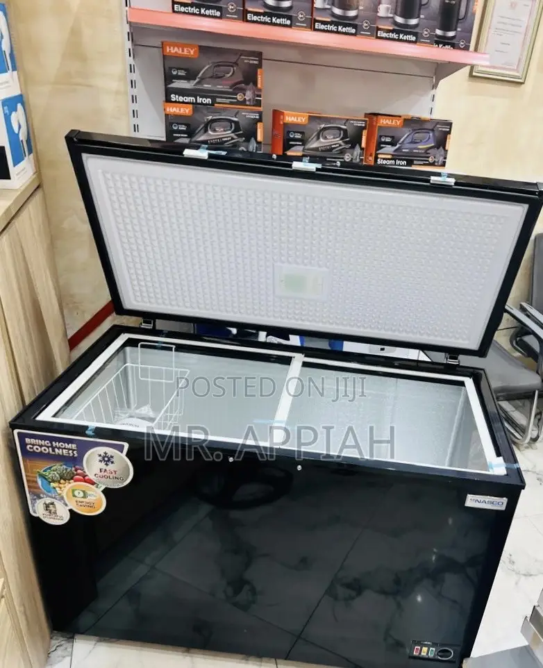 Check Out Unique Nasco 400L 1 Door Chest Freezer(NAS-475FL)Black.