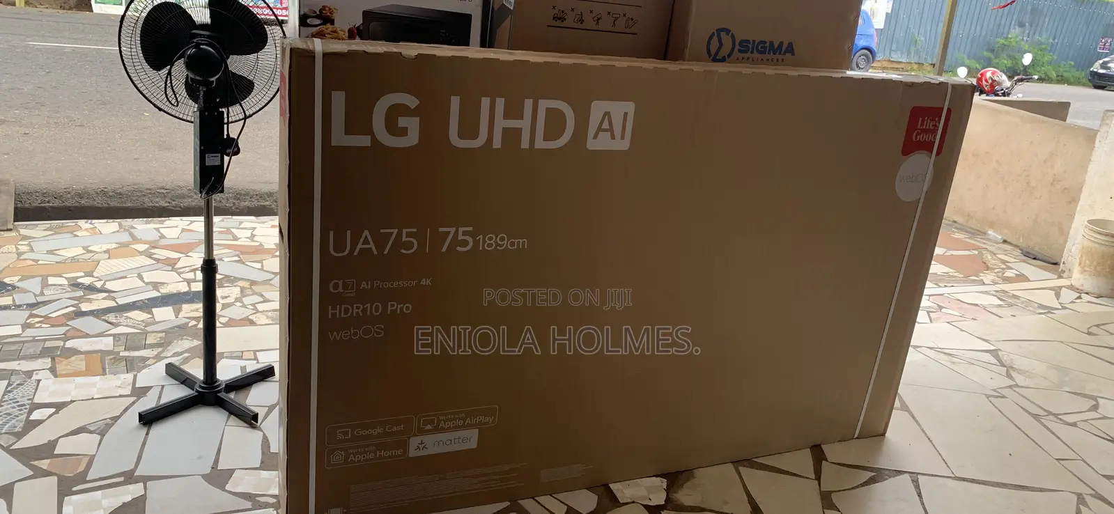 LG 75 Inch UHD Smart TV Ai