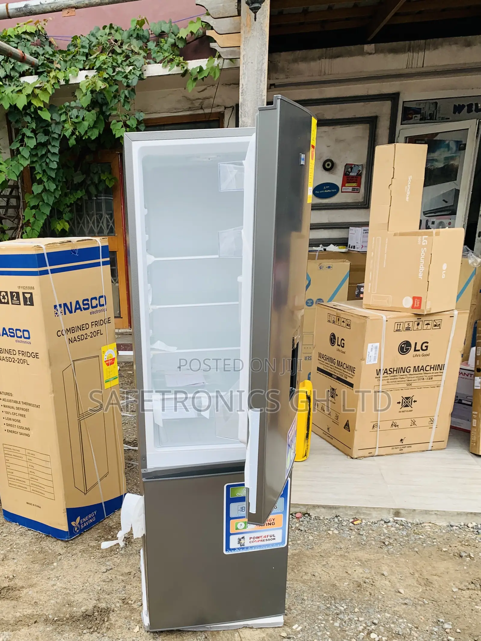 Choose Sleek Nasco 307Ltr Bottom Freezer Fridge[NASD2-40wd]