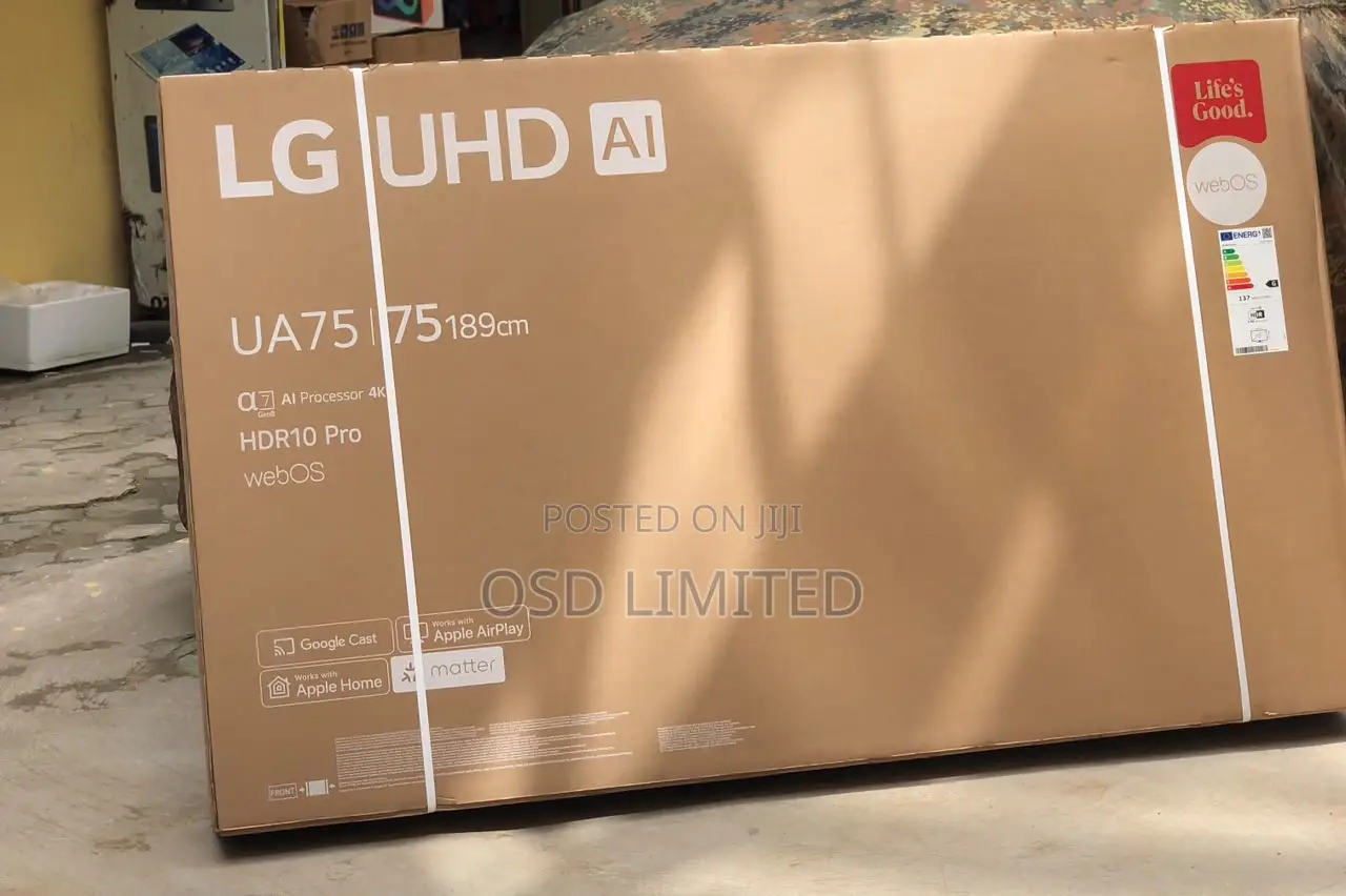 Experience Cinematic Magic With LG 75" Smart TV