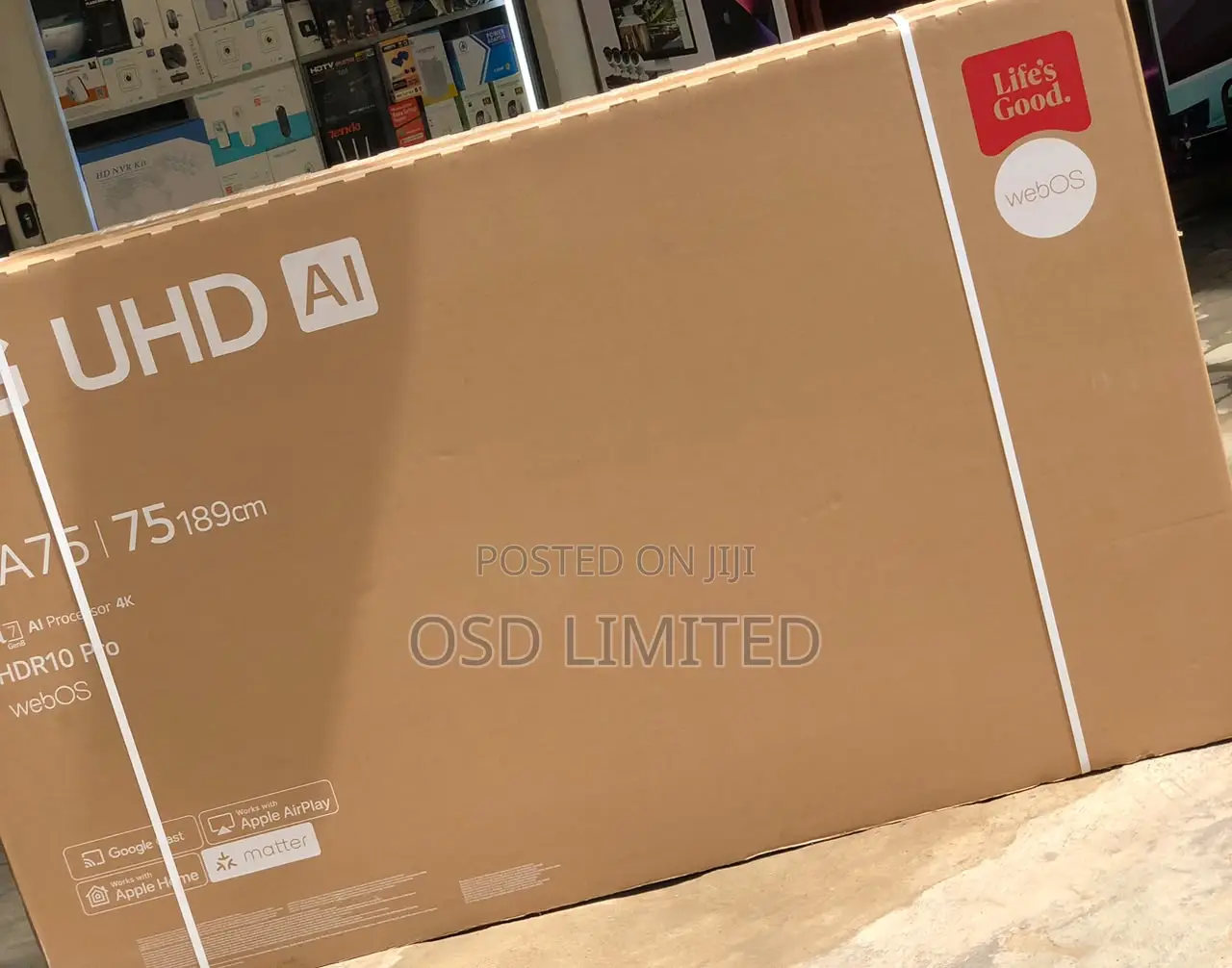 Experience Cinematic Magic With LG 75" Smart TV