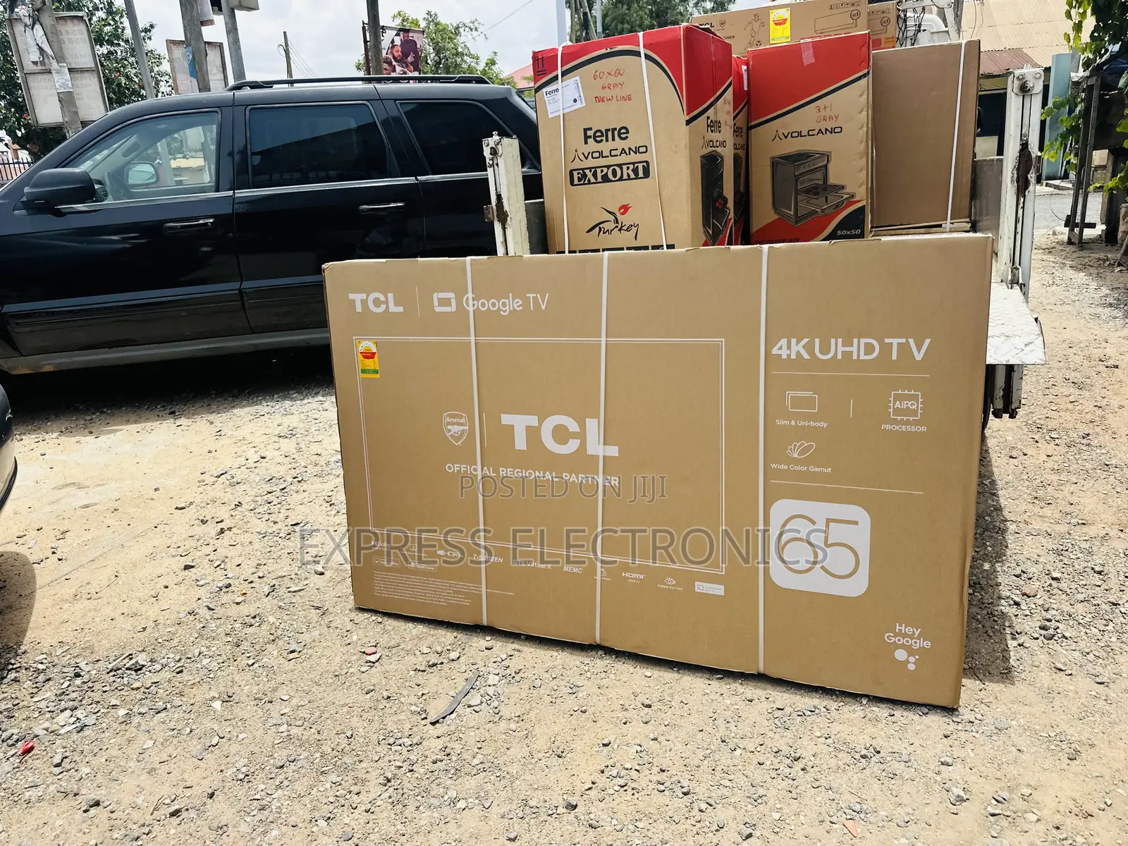 Het a New TVL 65” UHD Smart Glossy TV