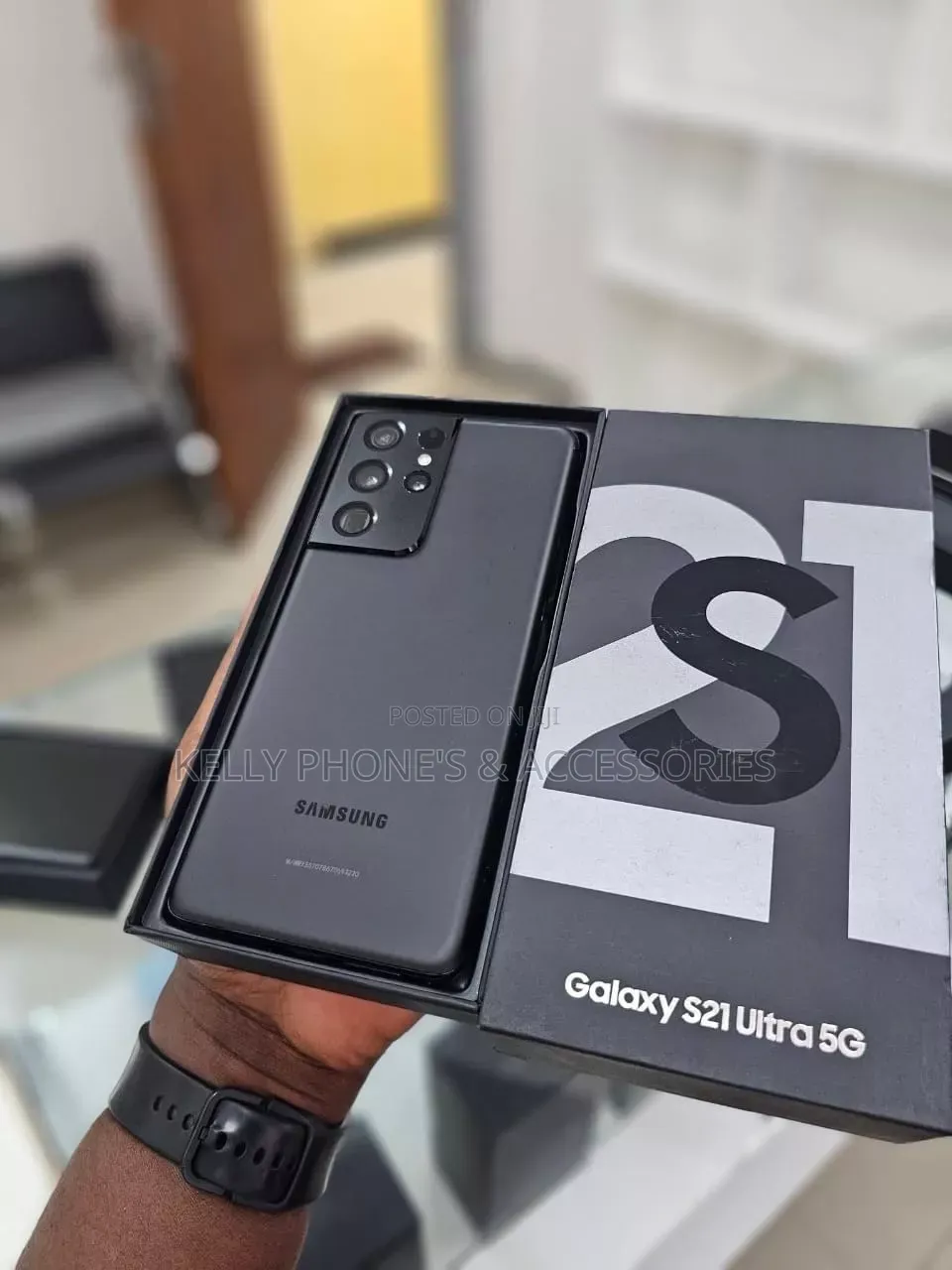 New Samsung Galaxy S21 Ultra 5G 256 GB Black