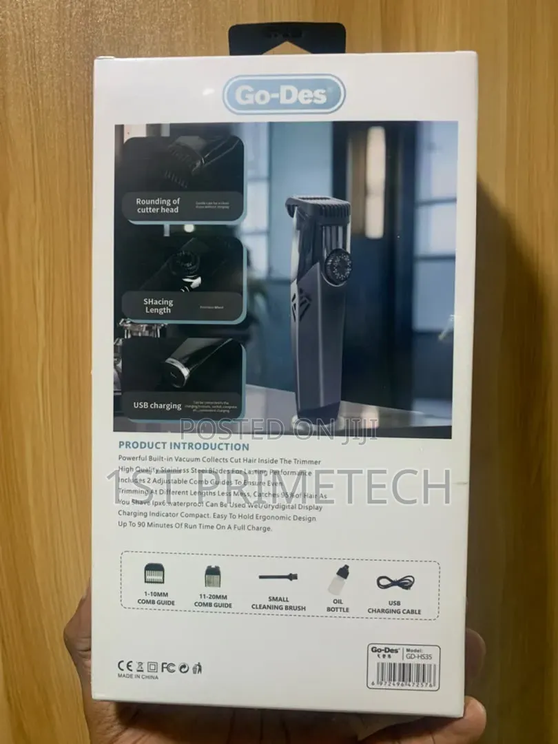 Go-Des Automatic Hair Suction Vacuum Trimmer
