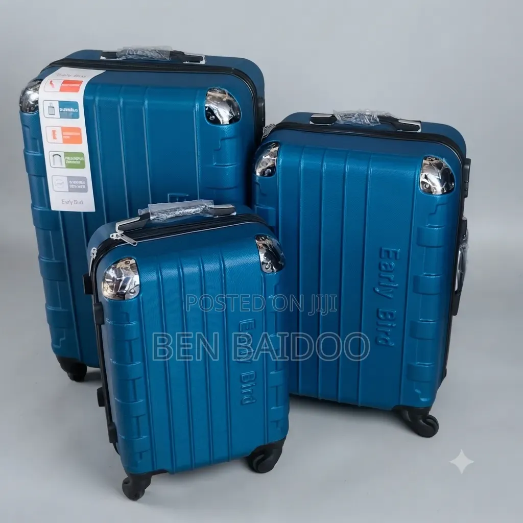 Plastic Travelling Bags 3in1 (With System Locks)