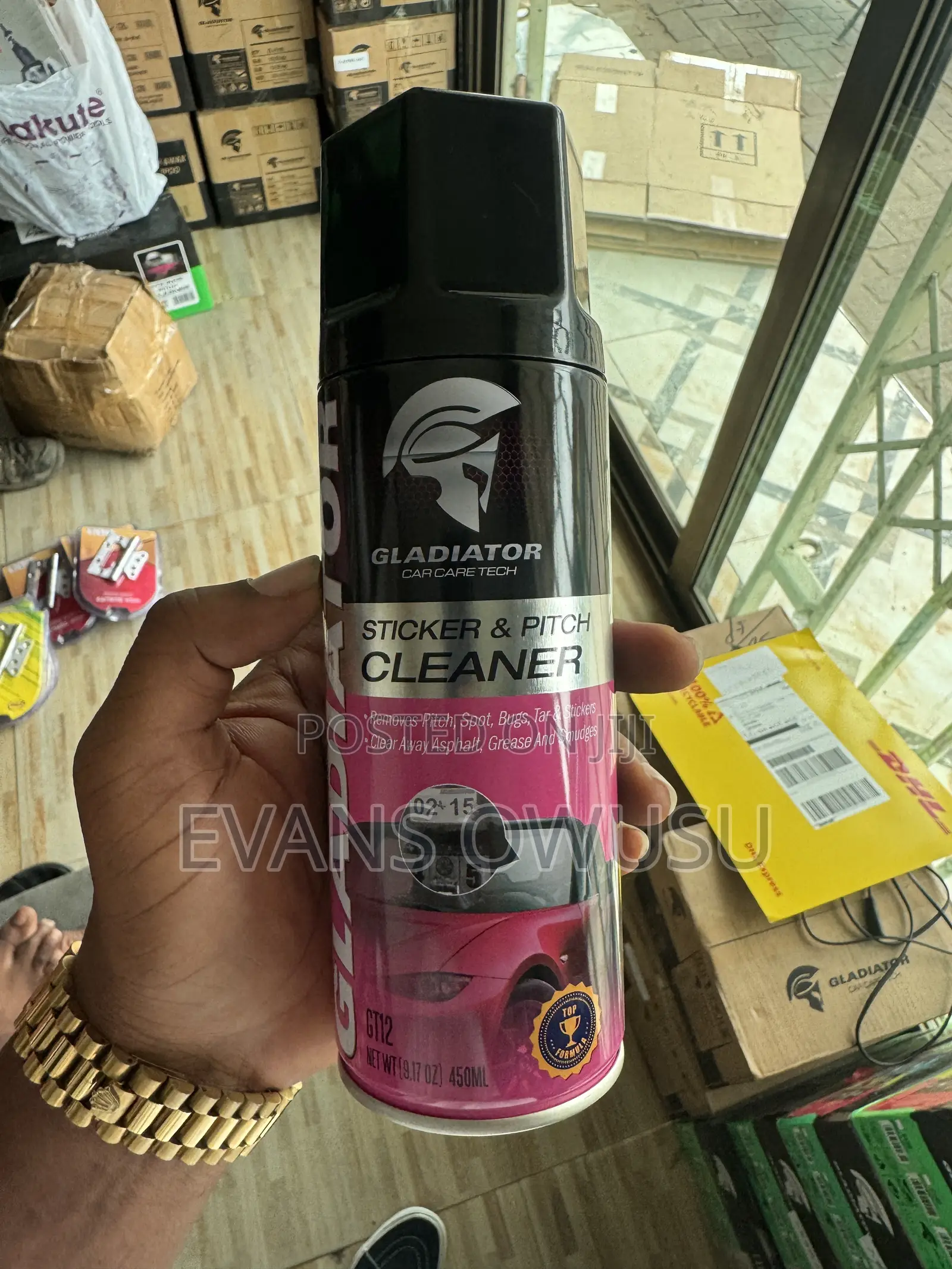 Sticker and Pitch Cleaner