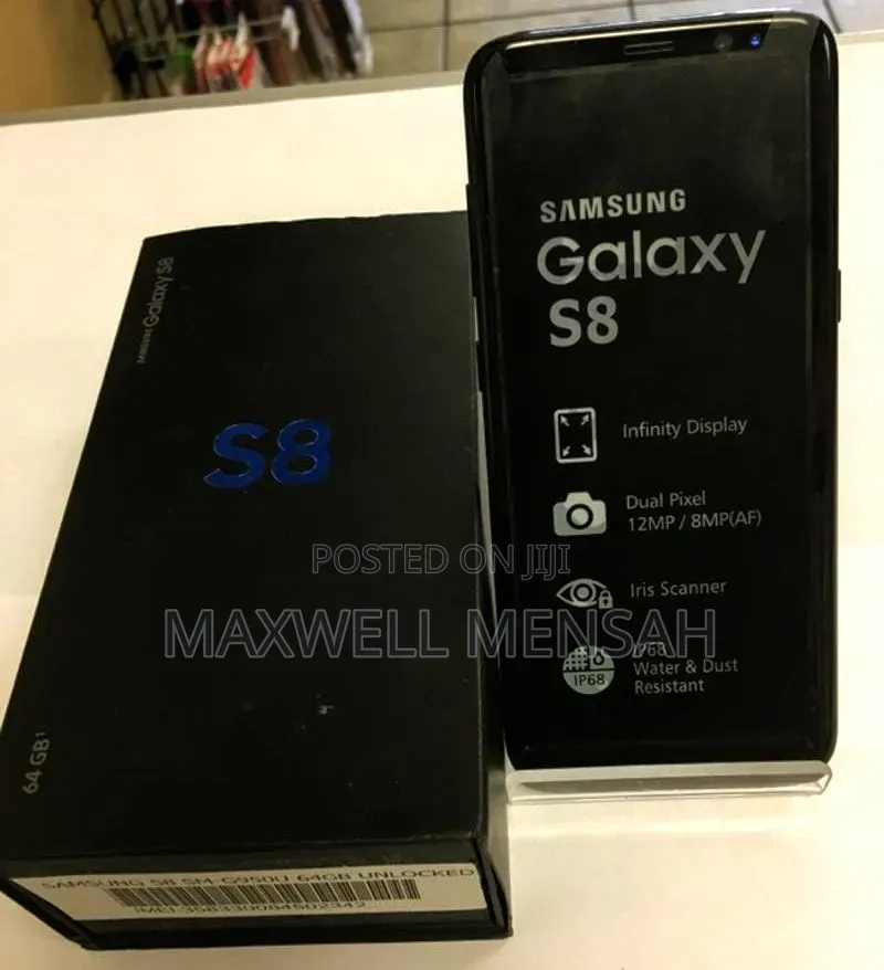 New Samsung Galaxy S8 64 GB Black